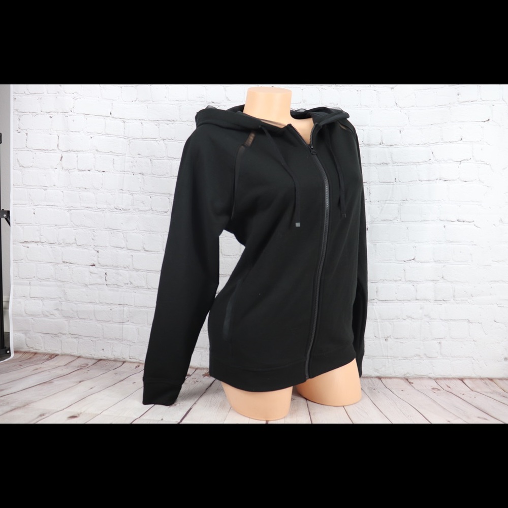 VS Victoria Sport Full Zip Hoodie Jacket In Black - Picture 5 of 8